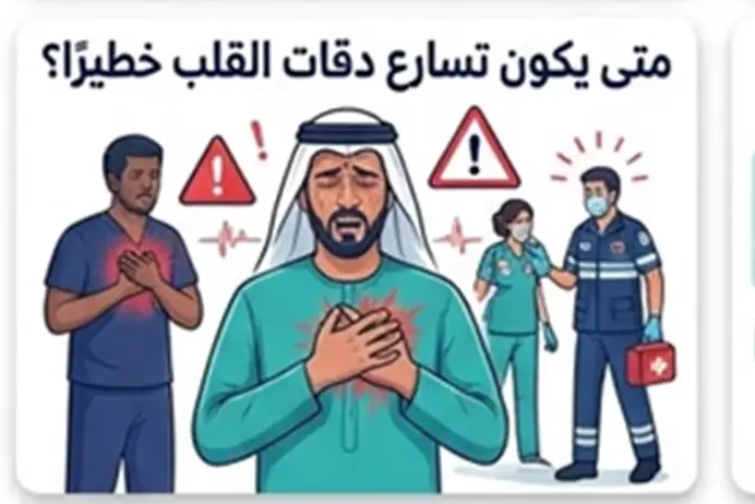 متى يكون تسارع دقات القلب خطيرًا؟